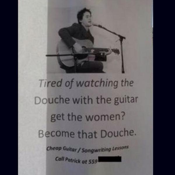 ZakkWyldeBLS's tweet photo. I Want To Be a Douche...tBLSt SDMF http://t.co/34DwN1lzuj
