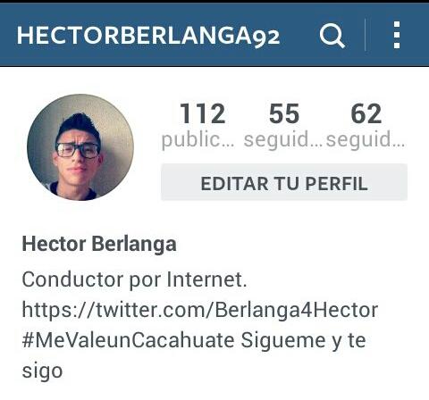 UnCacahuateOff's tweet photo. Sigo a todo aquel que me siga en Instagram: http://t.co/8fErybXSJA 

#SIGUEMEYTESIGO #siguemeytesigoensegundos http://t.co/E8uQjWs0Mw