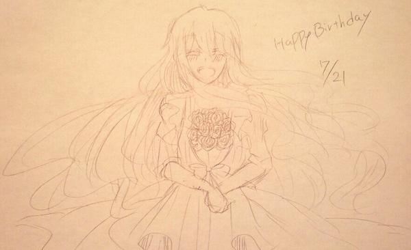 マリーの誕生日祝う人rt