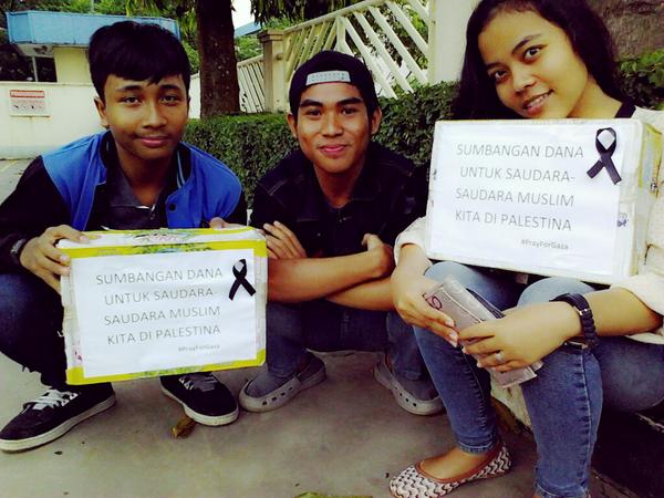 TimeToProject's tweet image. 1 personil dari kita turut ikut serta dalam peduli Palestine #PrayForGaza