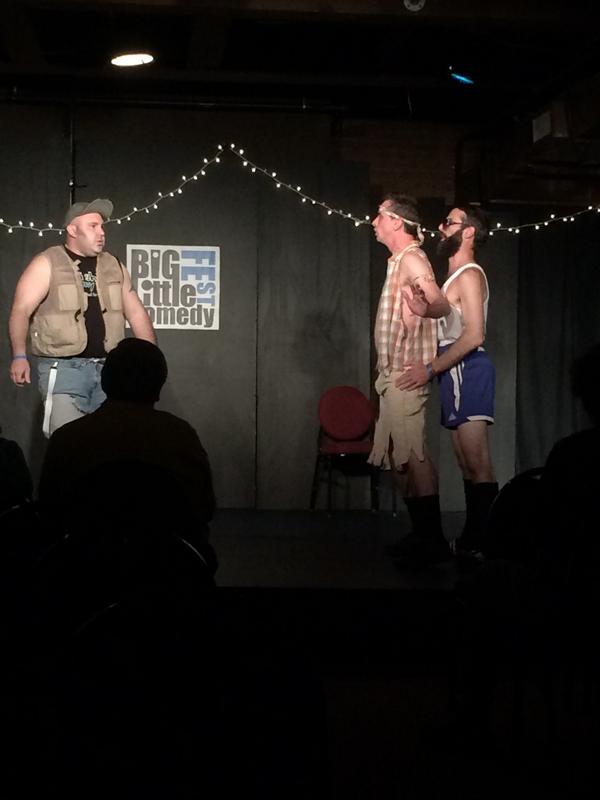 BigLittleComedy's tweet photo. Stevens Family-"It's the ghost of your momma!" @jacobts @jamiecampbell79 @ryprov #BLCF2014 http://t.co/8RZbA9Hwy6
