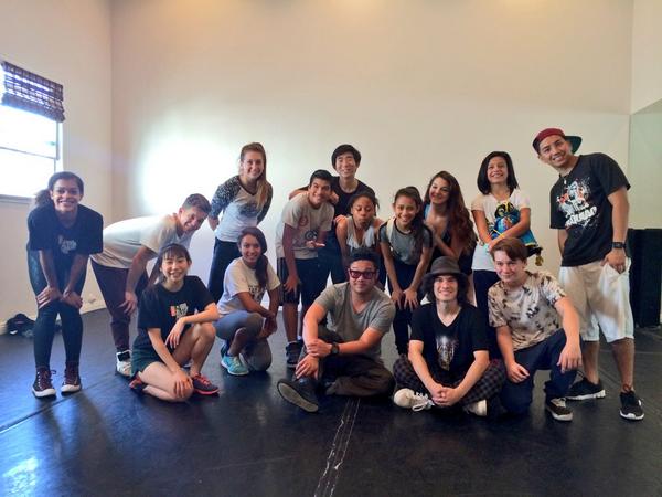 SparKids's tweet photo. Director @KTANCH surprised us in rehearsal today.  He was a Sparkid back in the day. Thanks for stopping by! http://t.co/J1kOGmU4cs