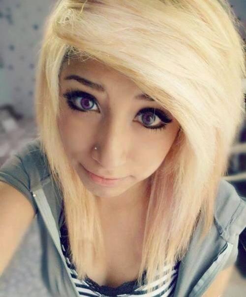 jjrob1O2's tweet image. I dyed my hair and put my hot pink colored contacts in. Does it look okay or...?