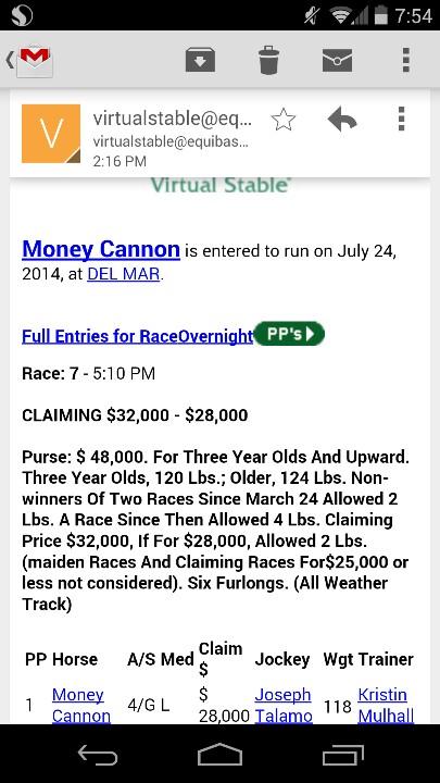 ChuckCasale's tweet image. This horse ran good @santaanitapark  wondering how well @DelMarRacing  will treat this pony. #timetocashin #cashone?