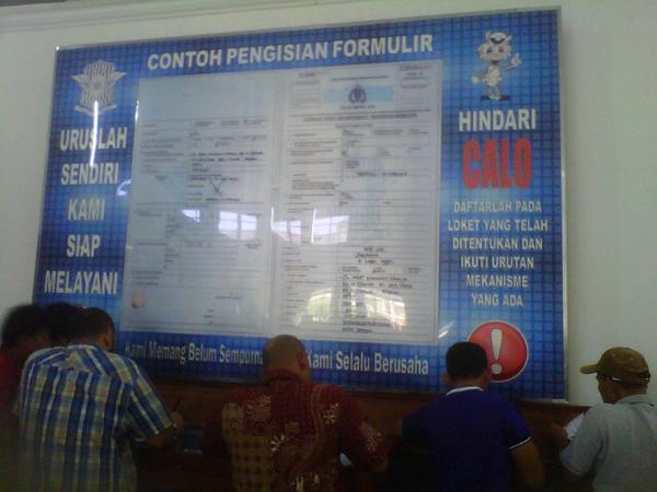 #SIMAKOLEKTIFMENWAISTA at Satpas DaanMogot