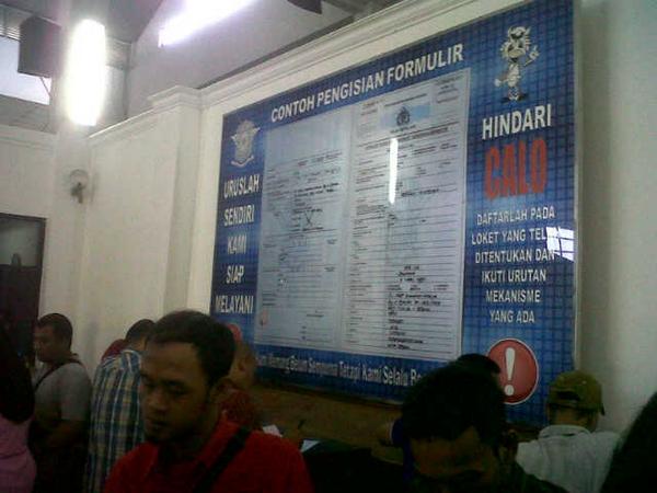 #SIMAKOLEKTIFMENWAISTA at Satpas DaanMogot