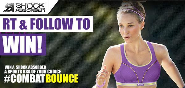 No1SportsBraUK's tweet photo. Follow &amp; RT @no1sportsbrauk for your chance to win a Shock Absorber sports bra of your choice! Winner announced Fri http://t.co/NmZ0V3Gm5U