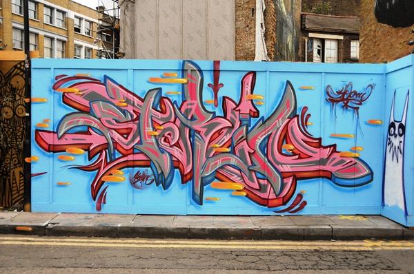 Tight graffiti by Sterling from yesterday. Thanks to <a href="/SevenCapital/">SevenCapital</a> for the wall!