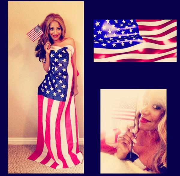 yvonnesangudi's tweet photo. I know i'm 2 weeks late BUT...Happy Independence Day America! #GodBlessAmerica xo, Yvonne http://t.co/kiHiMJN67u
