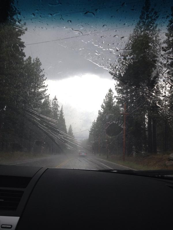 shenmilan's tweet photo. South Lake Tahoe, enjoyed fishing, salmon, summer lake, and raining/hail(poor California people) http://t.co/rZL0QFLd6C