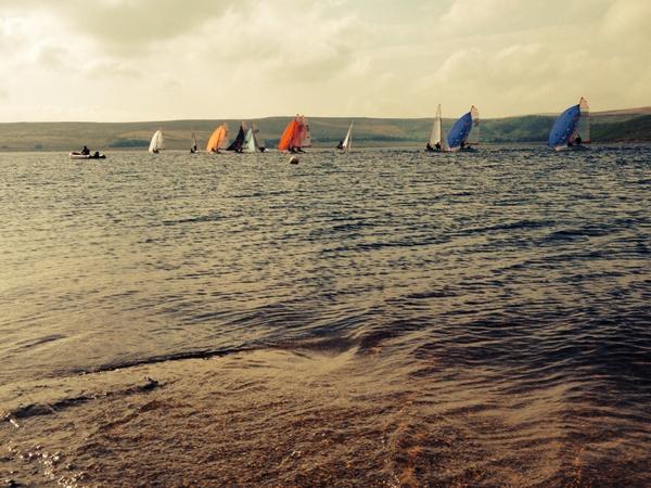 RYAChrisMac's tweet photo. Last stop sat. Yorkshire dales sailing club. 29ers enjoying a blast. #competative http://t.co/xlKEObPl8w