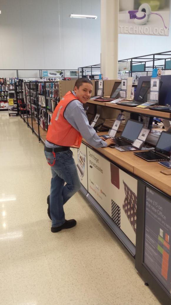 lensmith8280's tweet photo. Lego emmett looking after the tech today... well done TJ! @max2bmw @Elitaly @tescowisbech http://t.co/OBNfTj1fWj