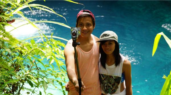 SonyPHinc's tweet image. #captureadventure winner Nathan Agustin at the Enchanted River using his Sony AS100 actioncam. @coconathan