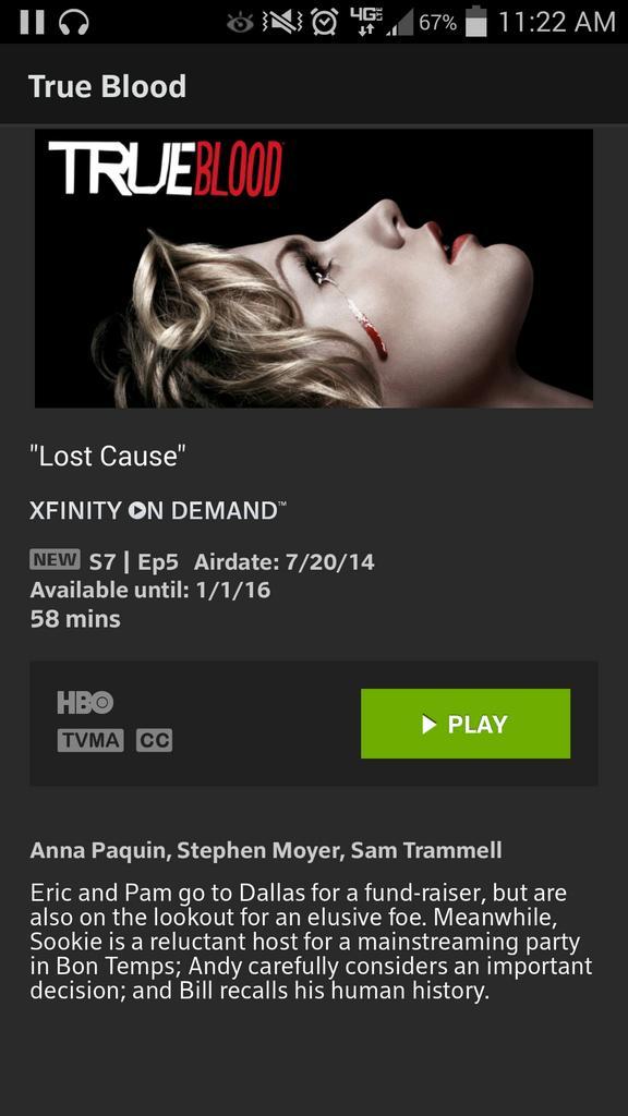 MadisonJames's tweet image. Catchn up on #TrueBlood w @XFINITY. Multitaskn while doing cardio w/ #xfinityapp on my smartphone 😈 #XFINITY #ad