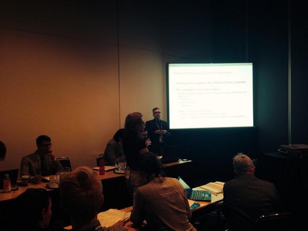 DomagojBebic's tweet photo. Digital Campaigning in a Comparative Perspective @ThierryGiasson #ipsawc #rc10 http://t.co/K7jdrB75VF