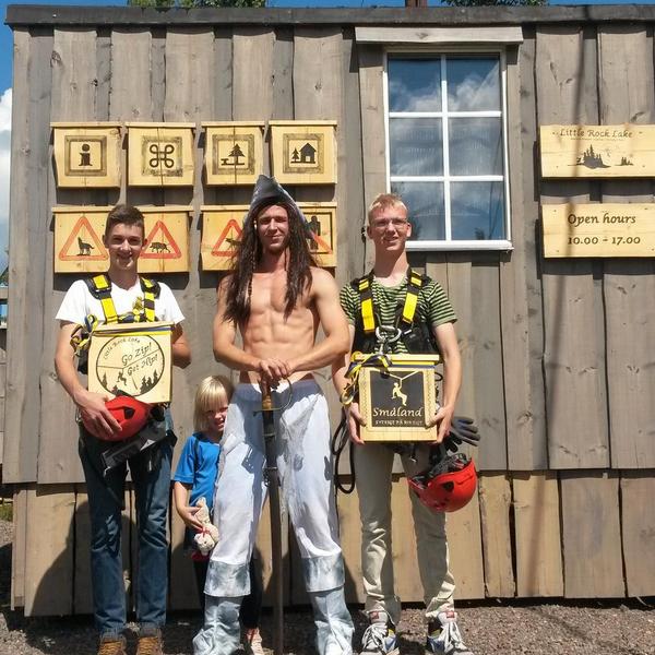 Åkare nr 1000 har nu passerat, och fått pris av kapten zipline!