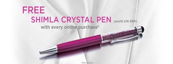 Remember that with every purchase on our website, you receive a free Shimla Crystal Pen - shimlajewellery.com