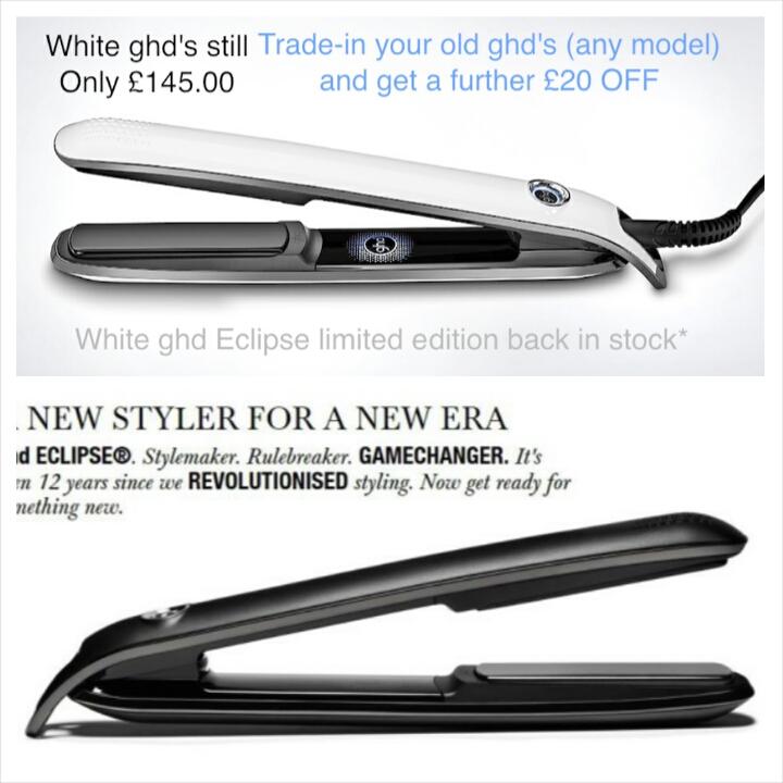 Ho Co on X Trade in your old straighteners for 20 off a pair of the brand new GHD eclipse ghd hoandco http t 39eG1BPtiV X