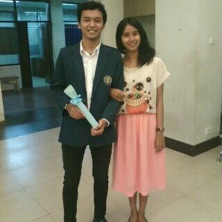 Today our <a href="/rizqy_eki/">RRR</a> grabbed his title of Sarjana Sastra! This picture was taken from his ehem. Congratulation!!! :D