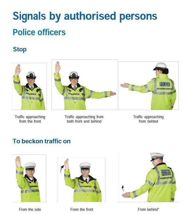 driving arm signals