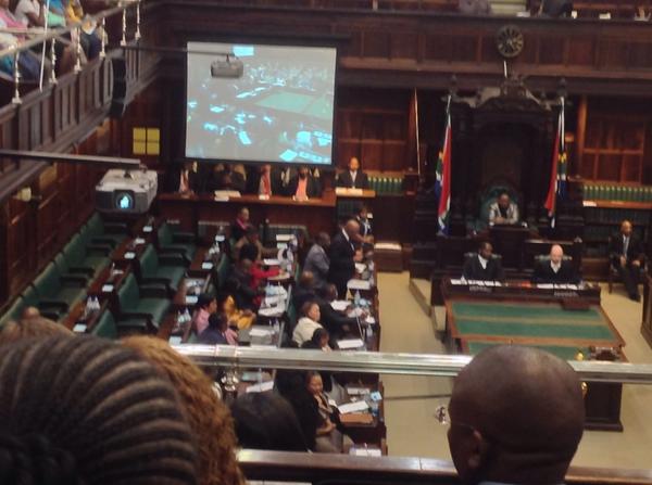 Portfolio Committee Chairperson Ms Mabe supports the depts budget vote.
