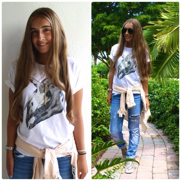 BigBoldFierce's tweet photo. We have a new #bigboldfierce babydoll on the block!๐๐Meet teenage fashion blogger @mixofmichi in our "UNICORN SKULL" http://t.co/7AoS96HO5Q