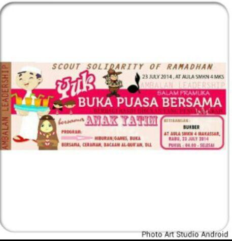 AmbalanALS's tweet photo. Assalamualaikum mari merapat sekali setahun silaturahmi dgn anak pramuka ALS. Rugi kalau tdk dtng :) http://t.co/npJ4ngftHH