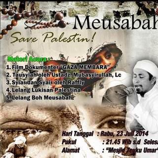 #infoevent | <a href="/Teuku_Am/">teukuAm</a>: Salam budaya meusabah sare palestina "