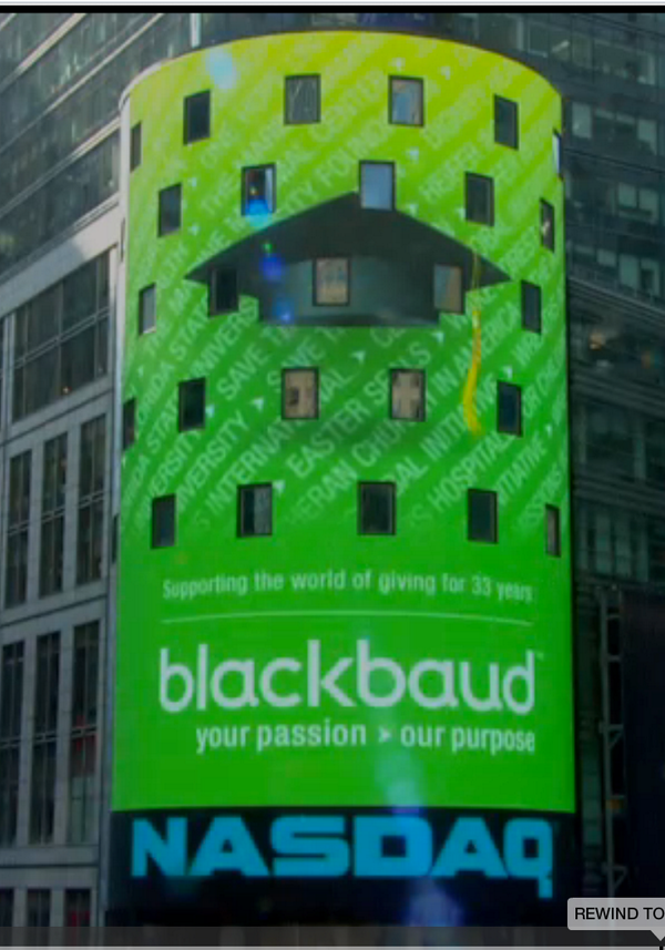 hools206's tweet photo. @Blackbaud Happy 33 years of supporting the world of giving and 10 years with NASDAQ!  #bb33years http://t.co/CZjCixXJGr