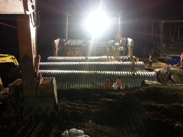 Foto Pekerjaan Perbaikan Jembatan Comal Pemalang  Siadik