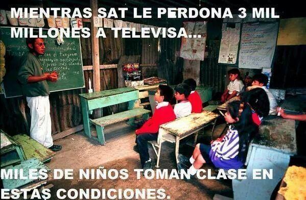 No sólo d prostitución vive #televisa #FundaciónTelevisa creada para evadir #impuestos #SAT #YoContribuyente