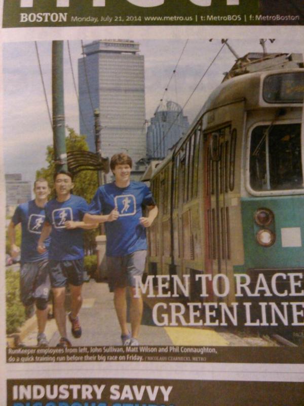 suechews's tweet photo. Friend texts me this morning: "Isn't that @RunKeeper?!" http://t.co/rAdYIIkd4E