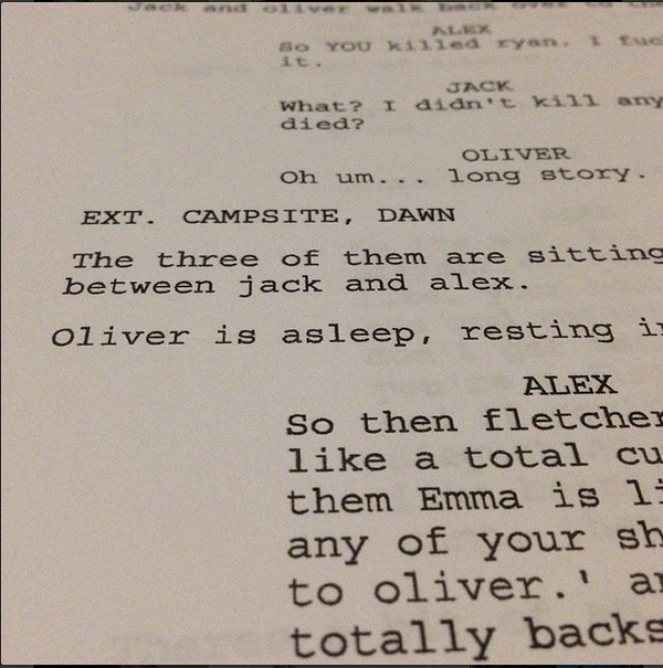 stepstrodblack's tweet image. #shootingscript for #stepstroddenblack photo credit @Jarid_Rother