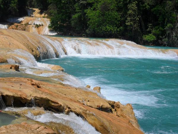 webcamsdemexico's tweet photo. RT @granturismomex: "@TianguisTurMx14: Espectaculares cascadas de agua azul de la #RutaMaya http://t.co/9PUPhn35Gv Vive #Chiapas