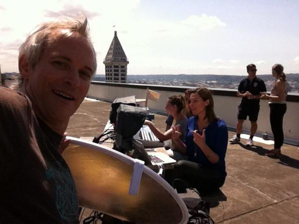 MatthewDMcClain's tweet image. Broadcasting social media tools from the rooftop of our #keycodemedia Seattle office