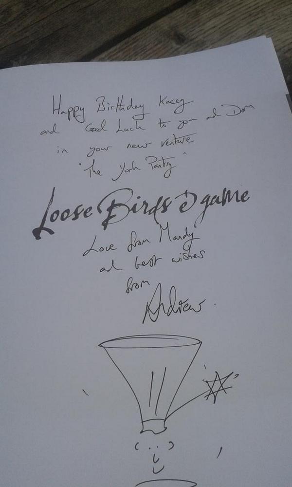 Thank you <a href="/andrewpern/">Andrew Pern</a> Whats your favourite cake?!