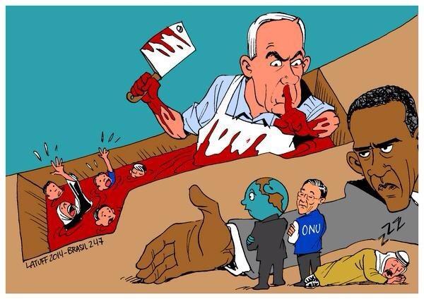 mustafarmagan's tweet photo. Gazze'de İsrail'in yaptığı ve ABD'nin kolladığı katliam bundan daha çarpıcı anlatılamazdı. via @ntahakilinc C. Latuff http://t.co/AG122XghDf