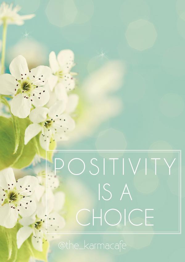 The_KarmaCafe's tweet photo. Positivity is a choice !

#positive #choose http://t.co/93dHLMzByN