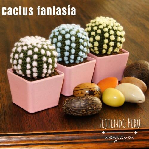 Tejiendo Perú on Twitter: "#tutorial: cactus fantasía con espinas de colores pastel tejidos a #crochet (#amigurumi): http://t.co/lEKPZ5ou8k #diy http://t.co/1d0YXVfePq" Twitter