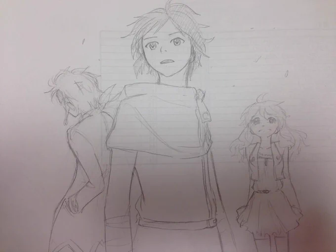 最近の授業中の落書き2。 