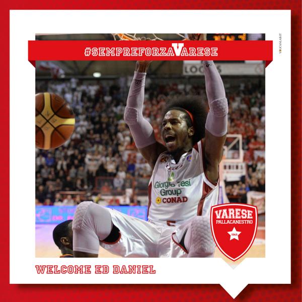PallVarese's tweet photo. La Pallacanestro Varese ingaggia Edward Daniel #welcomeEd #sempreforzaVarese  http://t.co/kqHslB4AUj http://t.co/IPgzZcVbRc