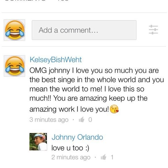 FanbaseJohnnyo's tweet photo. Omg literally crying right now😍😭❤️ @JohnnyOSings #FoundMyGirl #FmgMusicVideo http://t.co/umNegjhY7v