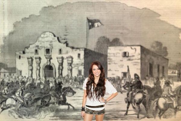history_miley's tweet photo. The Alamo http://t.co/ExMN3F1COI