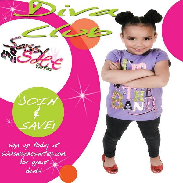 That’s Sassy SHE Parties DIVA Club! Sign up today at sassysheparties.com