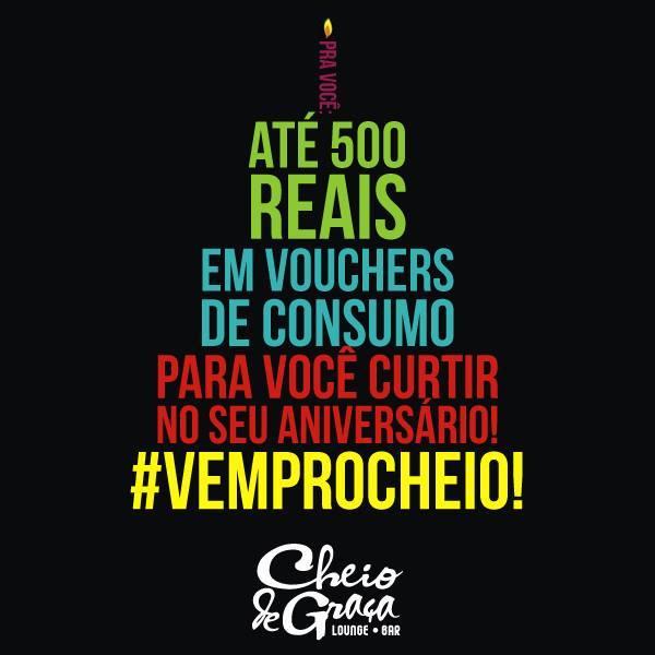 cheiodegraca's tweet photo. O Cheio de Graça é a balada ideal para seu aniversário!!! Info: 3653-2444 
http://t.co/fqiHuNNQAT http://t.co/sABfnkiwtq