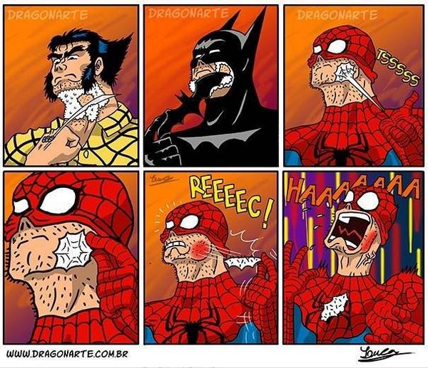 9GAG's tweet photo. How heroes shave http://t.co/FKaTfdV7g5 http://t.co/BYJZvNjsDW