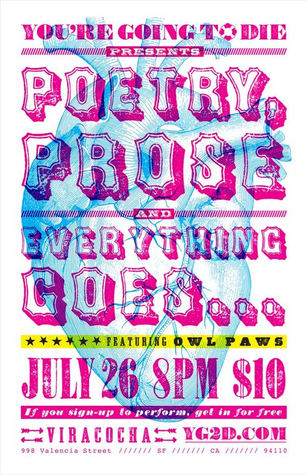 YerGoing2Die's tweet photo. This Saturday night #SanFrancisco #BayArea @YerGoing2Die's live event #SFmusic #SFopenmic [artwork by @redmanbecky] http://t.co/kT9eeKrxLi