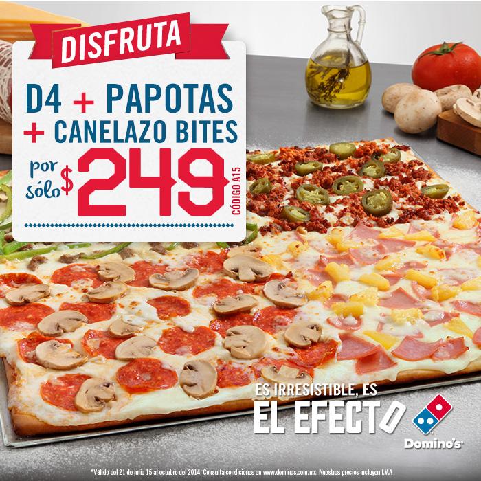 Abuelo afijo playa Domino's Pizza no Twitter: "¡Pizza D4 + Papotas + postre! Disfrútalo por  $249 (: http://t.co/7hisajJRGc http://t.co/zJug9eGmpt" / Twitter