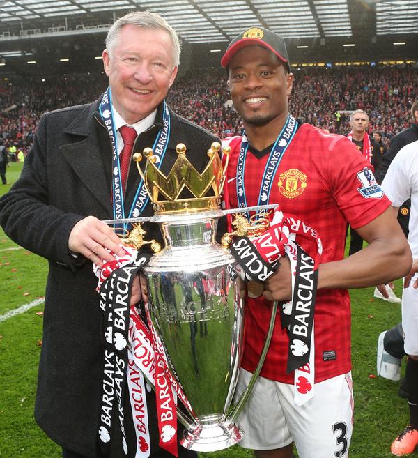 ManUtd's tweet photo. Patrice Evra had many memorable moments with #mufc. Check out some of the best in our gallery: http://t.co/xK6fx87LDX http://t.co/6szokBl2R8