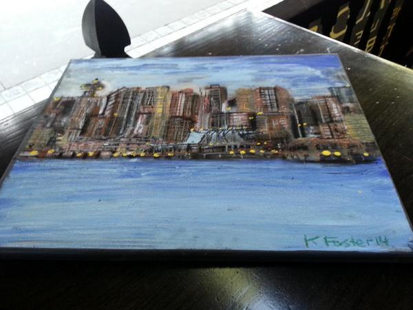 KenFosterPaints's tweet photo. #DTES #Vancouver #KenFoster #YVR #gastown http://t.co/3jYKziBDC6